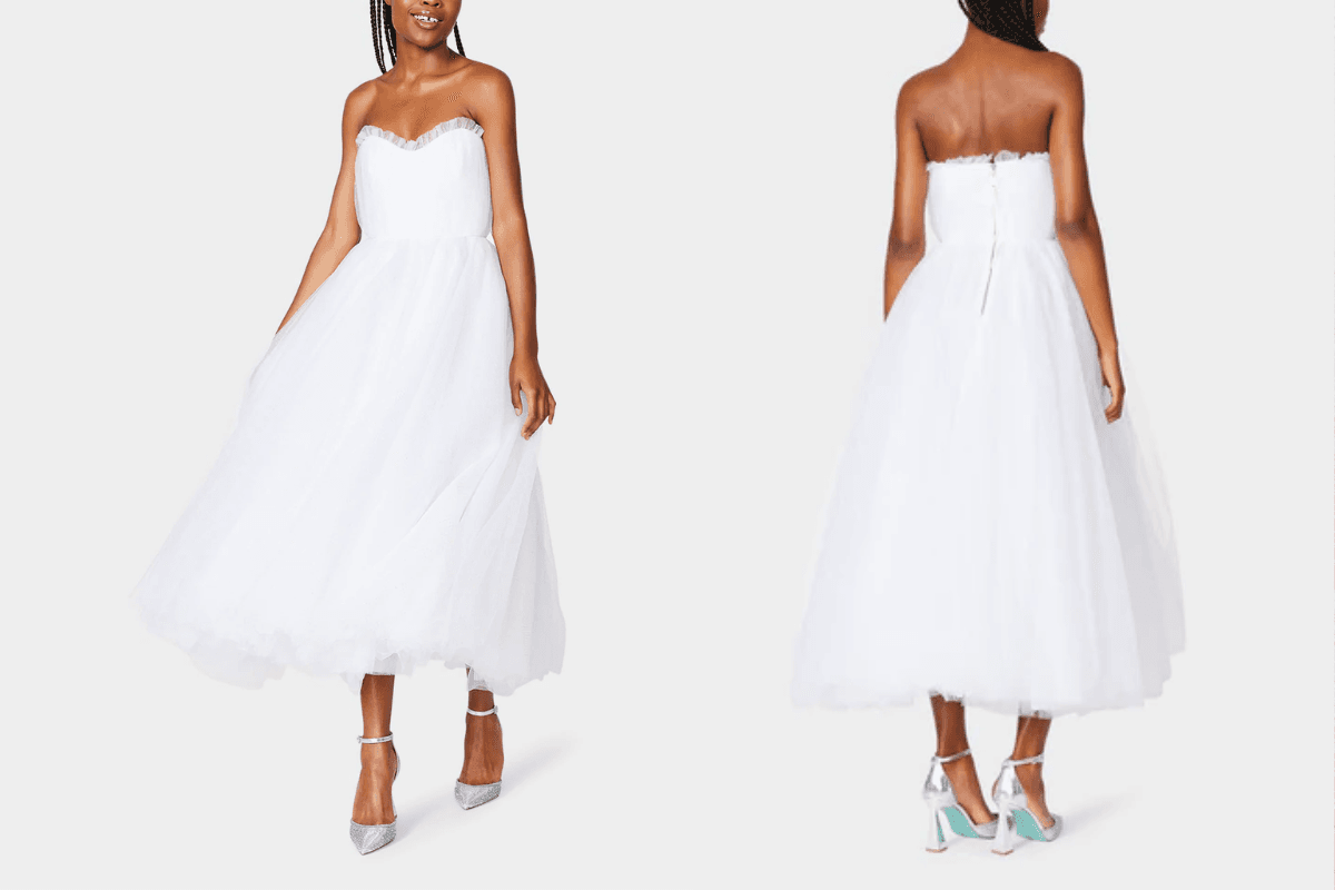 Betsey Johnson Bride Vibes Tulle Dress
