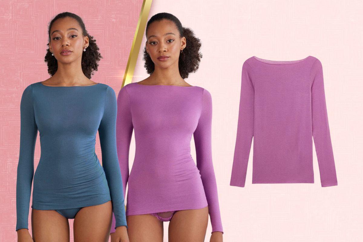 Intimissimi's Boat Neck Modal Cashmere Ultralight Top: Luxury Meets Comfort in