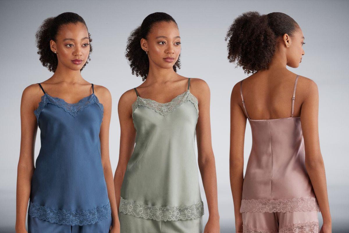 Intimissimi Lace and Silk Top: Luxurious Elegance Meets Versatile Style