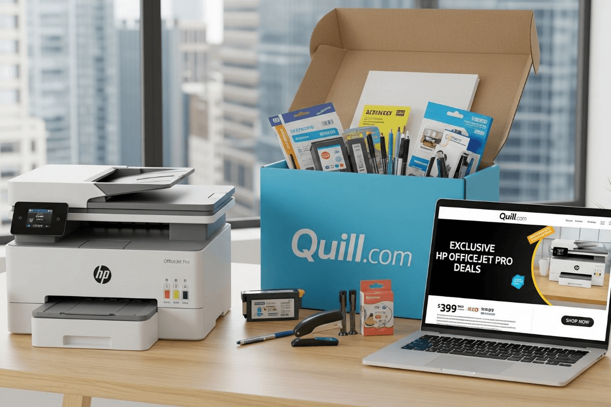 Affordable Business Printing: HP OfficeJet Pro Deals at Quill