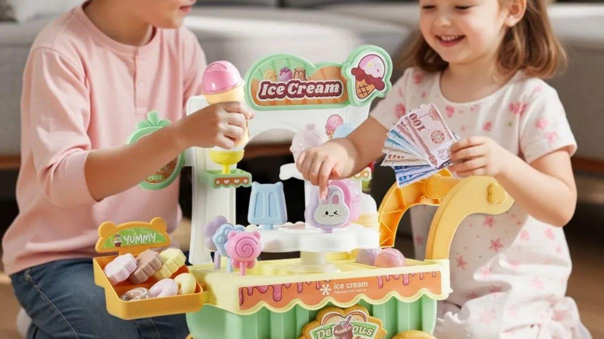 How the VEVOR Ice Cream Cart for Kids Makes Pretend Play More Engaging