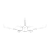 RDW 737 Next Generation NG Sticker Decal Die Cut Self Adhesive Vinyl Made in USA Weatherproof 737ng Airliner Next gen Aircraft - White 8" x 2.68"