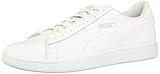 PUMA Mens Smash V2 Sneaker, PUMA Mens white-PUMA Mens black, 9