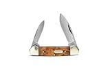 Buck Knives 389 Canoe 2-Blade Folding Pocket Knife with Wood Handle