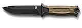 Gerber Gear StrongArm Knife - Fixed Blade - Tactical Knife for Survival Gear - Full Tang, 420HC Steel Blade - Camping Survival Knife - Coyote Brown