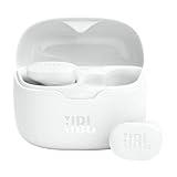 JBL Tune Buds - True wireless Noise Cancelling earbuds, JBL Pure Bass Sound, Bluetooth 5.3, 4-Mic technology for Crisp, Clear Calls, Up to 48 hours of battery life, Water and dust resistant (White)