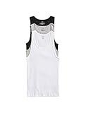 Calvin Klein Men`s Classic Ribbed Tank 3-Pack (White(NM9070X-100)/White/White, Medium)