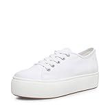 Steve Madden womens Elore Sneaker, White, 8 US