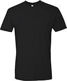 Next Level Apparel Mens Premium Fitted Short-Sleeve Crew T-Shirt Black(1pck) X-Large