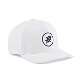 Puma Golf Men's Standard Love Golf TECH Cap, White Glow-DEEP Navy