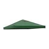 LooDro 10'X10' Canopy Replacement Cover Gazebos & Pergolas Pop Up Tent Shelter Sunshade Waterproof Roof Top with Air Vent