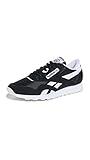 Reebok Men's Classic Nylon Sneaker Black/White