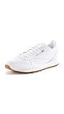 Reebok Unisex Classic Leather Sneaker, FTWR White/Pure Grey 3 Rubber gum-03, 10 Women/8.5 Men