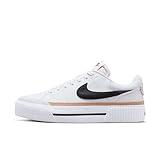 NIKE Women's Sneaker, White Black Hemp Team Orange, 10.5 AU