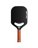 Carbon Pickle Pro Series 3K Carbon Fiber Pickleball Paddle Racket - Professional Grade, Matte Finish, 19mm Honeycomb Core, Tennis Style Grip - Durable Black Paddle Designed in Chicago, USA