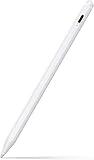 Stylus Pen for iPad 9th&10th Generation-2X Fast Charge Active Pencil Compatible with 2018-2024 Apple iPad Pro 11"/12.9"/M4, iPad Air 3/4/5/M2, iPad 6-10, iPad Mini 5/6 Gen-White