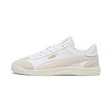 PUMA Womens Club 5v5 Sneaker, PUMA Womens White-Rosebay-PUMA Womens Gold, 7