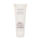 The Face Shop Rice Water Bright Rice Bran Gentle Exfoliating Cleanser - Hydrating, Moisturizing & Brightening Face Cleanser - Vegan Exfoliating Face Wash Face Scrub - Korean Skin Care Face Exfoliator