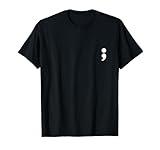 Semicolon Mental Health Matters Awareness Month T-Shirt