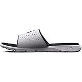 Under Armour Men's Ignite Pro Slide, (100) White/White/Black, 13, US