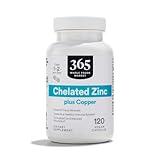 365 Everyday Value, Chelated Zinc plus Copper, 120 ct