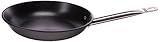 Imusa LCI-19006 Light Cast Iron Pre-seasoned Non-Stick Saute HandlesSaute Pan with Stainless Steel Handles, Black, 9.5-Inch