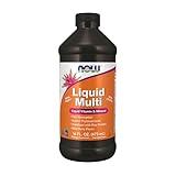 NOW Foods Supplements, Liquid Multi, Fast Absorption, Liquid Vitamin & Mineral, Wild Berry Flavor, 16-Ounce