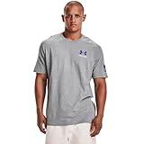 Under Armour Men's New Freedom Banner T-Shirt, Steel Light Heather (035)/Royal, Medium