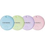 Ultrbeka Air Tags-4 Pack Item Finders Work for Apple Find My (iOS Only) APP Tracker Tag for Luggage, Keys, Backpack, Satchel etc. (Not for Android)