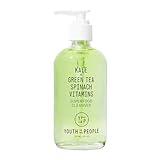 Youth To The People Facial Cleanser - Kale and Green Tea Cleanser - Gentle Face Wash, Makeup Remover + Pore Minimizer for All Skin Types - Vegan (8oz)