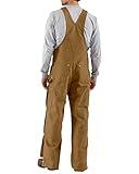 Carhartt Men's Loose Fit Firm Duck Bib Overall, Carhartt Brown, 34W x 34L