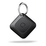 Hoxe Air Tracker, Key Finder Works with Find My (iOS Only), Bluetooth Tracker Tag for Keys, Luggage, Suitcase and Pets, Loud Beep, Worldwide Tracking, Replaceable Battery, 1-Pack