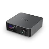 WiiM Ultra Music Streamer & Digital Preamp | 3.5" Touchscreen, Compatible with Chromecast & Alexa, Stream Spotify, Amazon Music, Tidal & More | HDMI ARC, Phono & Headphone Inputs | Space Gray