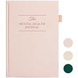 Mental Health Journal for Women and Men - Anxiety & Guided Journal with Mood & Habit Tracker - Take 5 Minuets Everyday - 91 Days Self Care Journal with Prompts, Pink