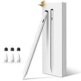 iPad Apple Pencil 9th&10th Generation, 13 mins Fast Charge Stylus Pen for iPad, Palm Rejection, Tilt Sensitivity, Compatible w/iPad Pro 11/12.9/13in, iPad 6/7/8/9/10, iPad Air 3/4/5/6, iPad Mini 5/6