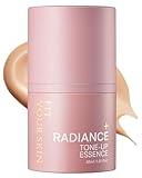 FIT YOUR SKIN Radiance Tone-Up Essence - Korean Tinted Moisturizer - Even Skin Tone, Natural Coverage, Lightweight - Pink Beige Makeup Base - Healthy Glow Skin, 1.01 fl.oz.