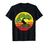 Bonsai Tree Ficus Ginseng Gardening Plant Lover Zen Vintage T-Shirt