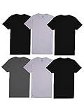 Fruit of the Loom Mens Eversoft Cotton Short Sleeve Pocket T-Shirts, Breathable & Tag Free Underwear, 6 Pack - Colors May Vary, 3X-Large US