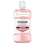 Listerine Clinical Solutions Gum Health Antiseptic Mouthwash, Antigingivitis & Antiplaque Oral Rinse Helps Prevent Buildup & Immediately Kills Germs for Healthier Gums, ICY Mint, 1 L