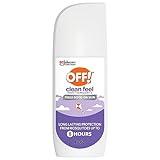 OFF! Clean Feel Insect Repellent Spritz with 20% Picaridin, Bug Spray with Long Lasting Protection from Mosquitoes, Feels Good on Skin, 4 oz