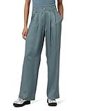 The Drop Women's Amalia Relaxed Pleated Trousers, Stormy Weather, XXL, Plus Size