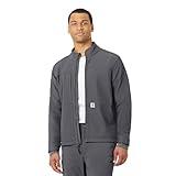 Carhartt Men's Fluid Resistant Fleece Jacket, Pewter, L