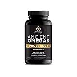 Ancient Nutrition Ancient Omegas Whole Body - ALA, DHA, EPA, ETA from Wild Caught Fish - 90 Capsules