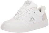 adidas Women's Park ST Sneaker, White/White/Silver Metallic, 10.5