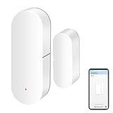 Wifi Door Sensor: Smart Door Open/Closed Detectors, Wireless Window Sensor with App Notification Alert, Contact Sensor for Home Security, Compatible with Alexa Google Assistant (1pack)