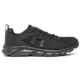 Under Armour Mens Charged Assert 9 Running Shoe, Black (002 Black, 11 US