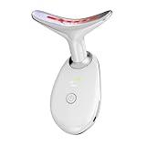 Floverkity Red-Light-Tightening-Device Anti-Wrinkles. Light, Hot &Vibration.Face Massager for Beauty Device (White)