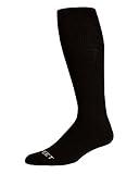 Pro Feet Multi-Sport Cushioned Acrylic Tube Socks, Black, Large/Size 10-13