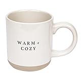 Sweet Water Decor Warm and Cozy Stoneware Coffee Mugs | Christmas Coffee Mugs | Microwave & Dishwasher Safe | 14oz Coffee Cup | Fall Gifts | Christmas Gifts for Her