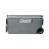 Coleman Ice Chest | 316 Series 100 Quart Wheeled Cooler, Rock